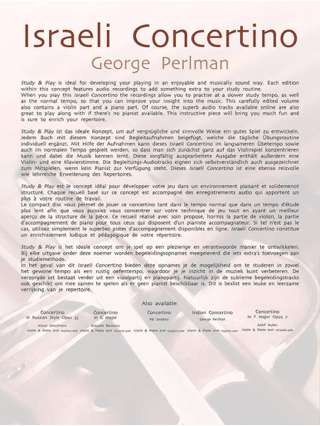 Israeli Concertino - George Perlman - Partition - Violon